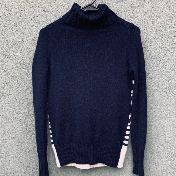 J. Crew Fair Isle Mohair Blend Turtle Neck Sweater XXS - Picture 3 of 5